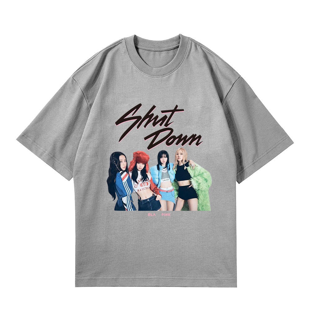 Áo thun shut down blackpink