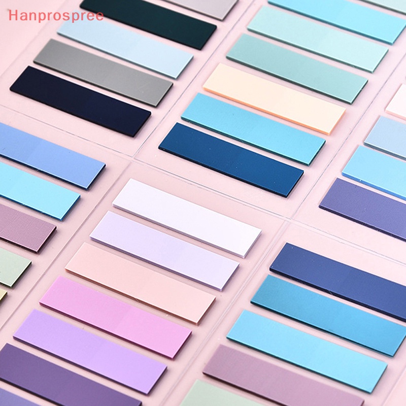 Hanprospree > Cuộn 200 Tờ Giấy Đánh Dấu Trang Sách Trong Suốt Chống Thấm Nước Hình Lá Cờ Cho Học Sinh