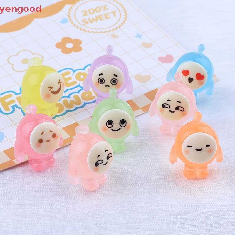 Bộ 5 Tượng Trang Trí Dạ Quang Nhiều Màu Sắc Dễ Thương