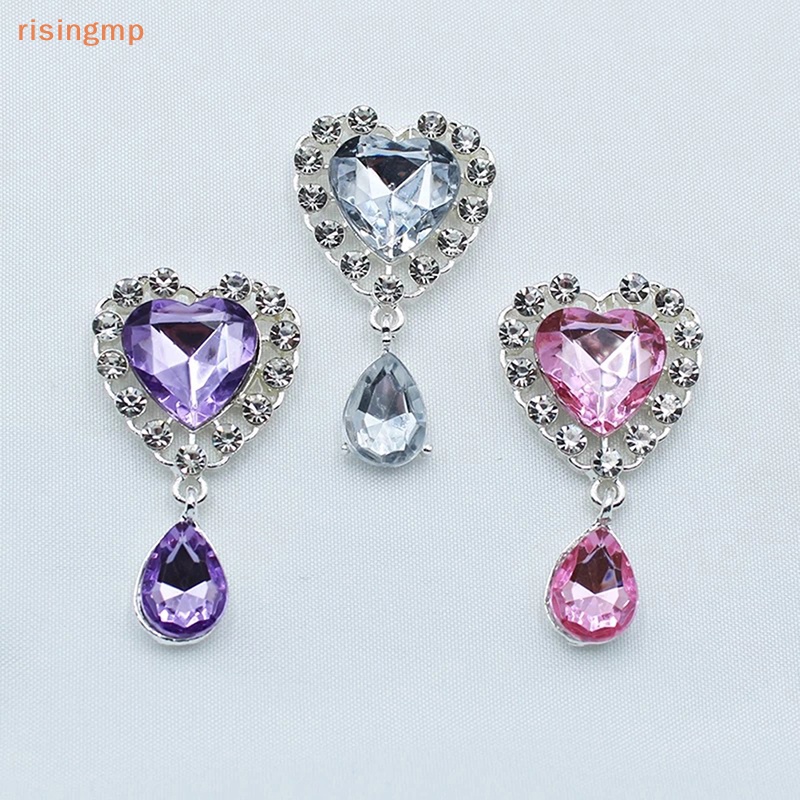 Ghim Cài Áo Kim Loại Hình Trái Tim 25X45MM Trang Trí Hộp Quà Lãng Mạn