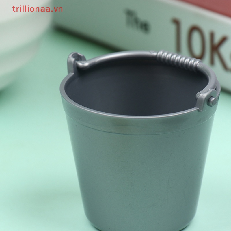 Set 2 Xô Mini 1: 12 Dễ Thương Dùng Để Trang Trí Nhà Búp Bê