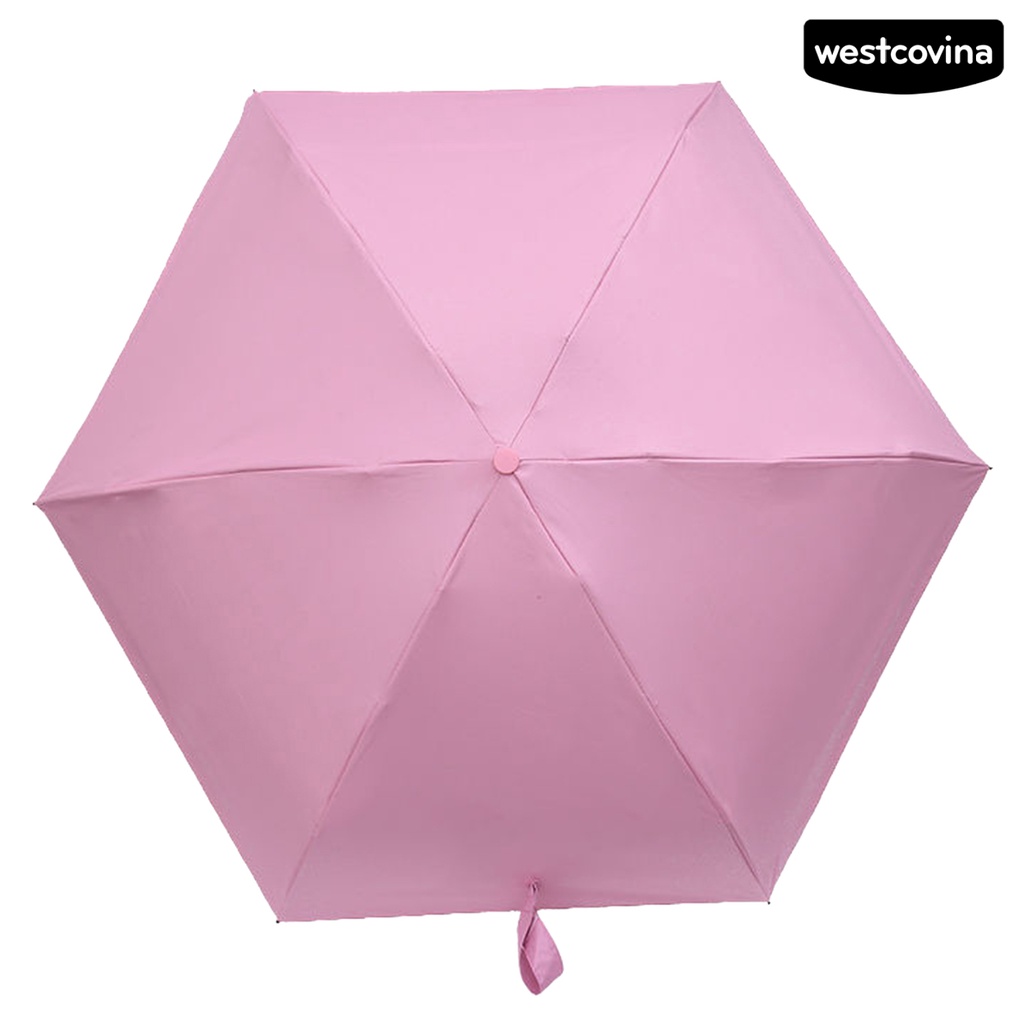 [COD]☁Dù Gấp 6 Khúc Có Quai Cầm Tròn Thoải Mái Chống Tia UV