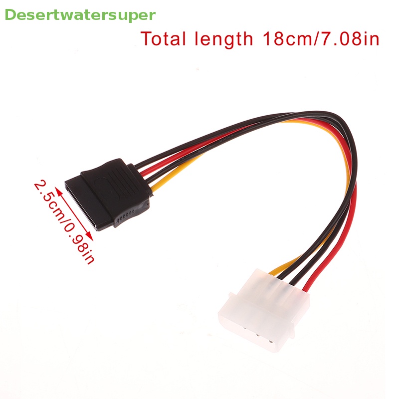 Dây Cáp Nối Dài Chuyển Đổi Nguồn 4 Pin Sang 15 Pin SATA Female