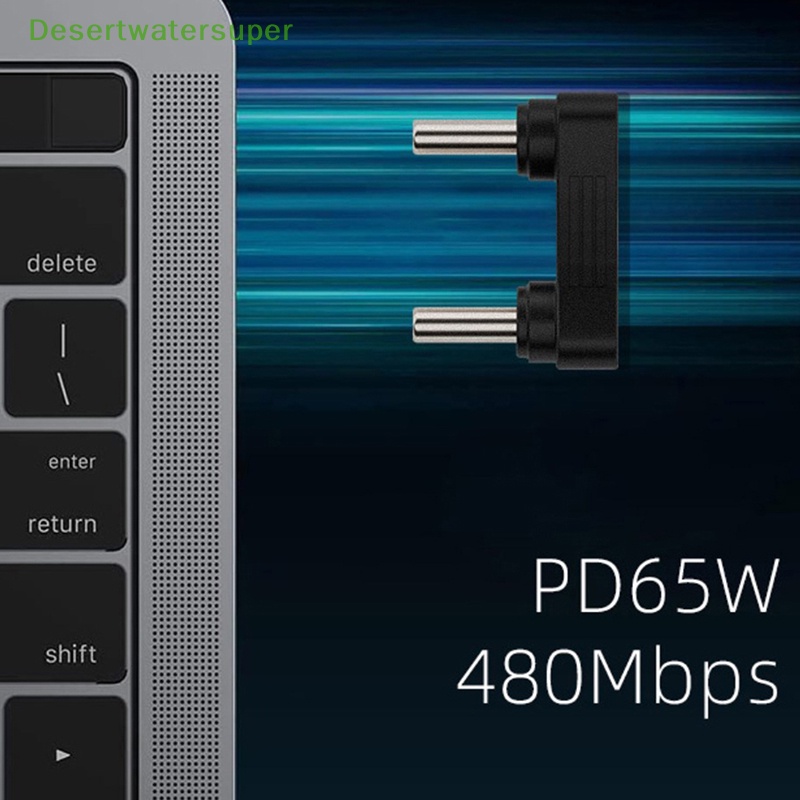 Đầu Nối Chuyển Đổi Nguồn Điện 480Mbps Type-C Góc 180 Độ