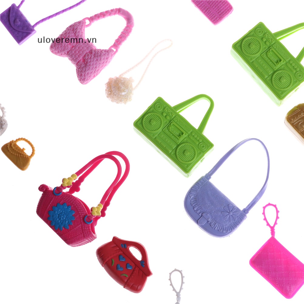 Set 4 Túi Đựng Búp Bê Mini Nhiều Màu Sắc Dễ Thương