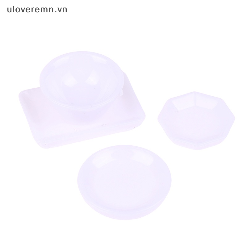 Set 12 Dĩa Mini Trang Trí Nhà Búp Bê