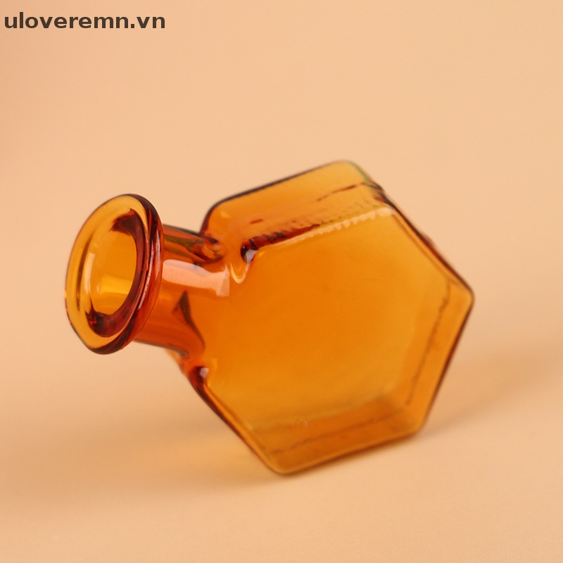 1 Bình Hoa Thủy Tinh Mini Tỉ Lệ 1: 12 Trang Trí Nhà Búp Bê