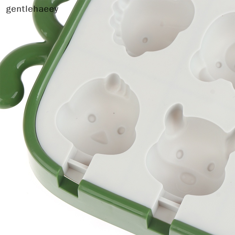 Khuôn Làm Kem Que Kiểu Hoạt Hình Xinh Xắn Tiện Dụng