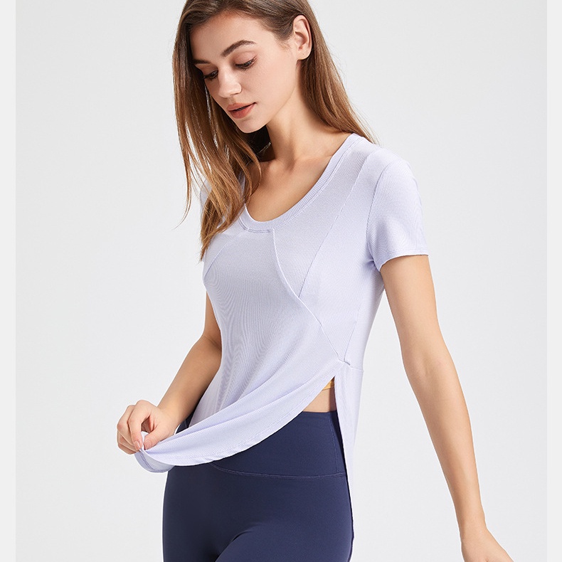 Áo Thun Thể Thao Tay Ngắn Dáng Rộng Thoáng Khí Thời Trang Cho Nữ