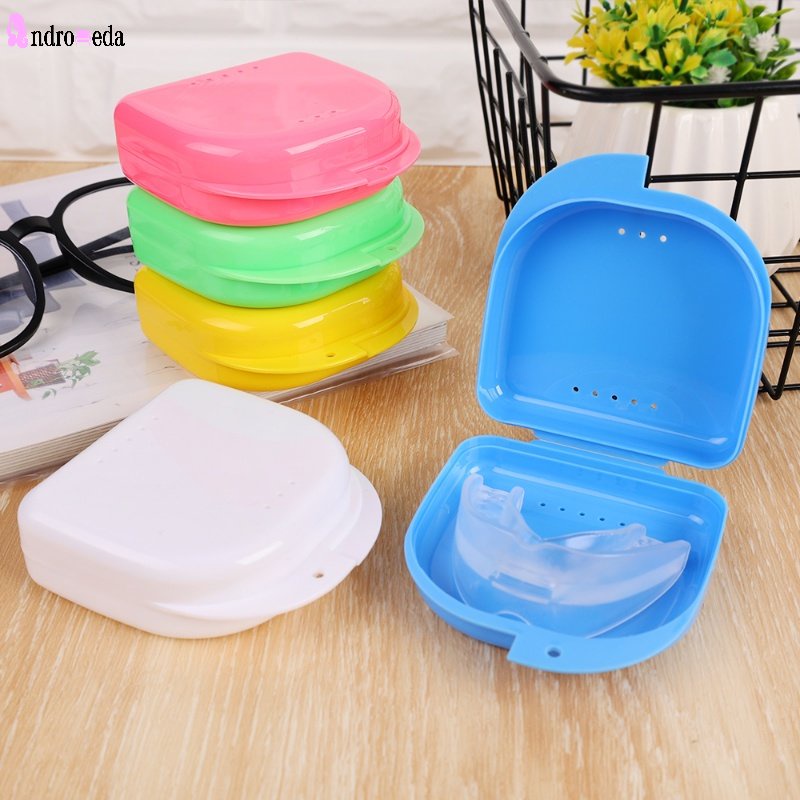 Hộp Đựng Răng Chỉnh Nha 5 Màu Tùy Chọn Thiết Kế Nhỏ Gọn Dễ Thương