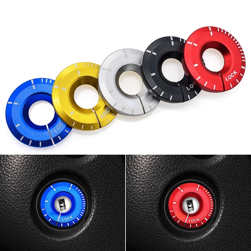 Vòng Dán Trang Trí Nút Khởi Động Xe Hơi Tự Dính Trang Trí Nội Thất