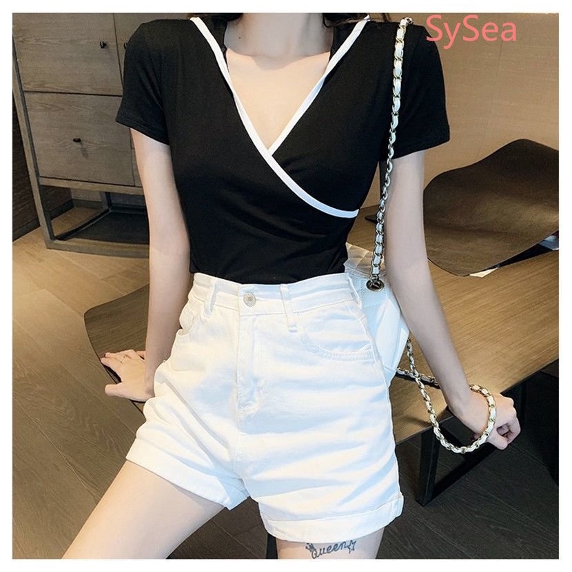 Áo Hoodie Ngắn Tay Phong Cách Retro Thời Trang Mùa Hè Cho Nữ