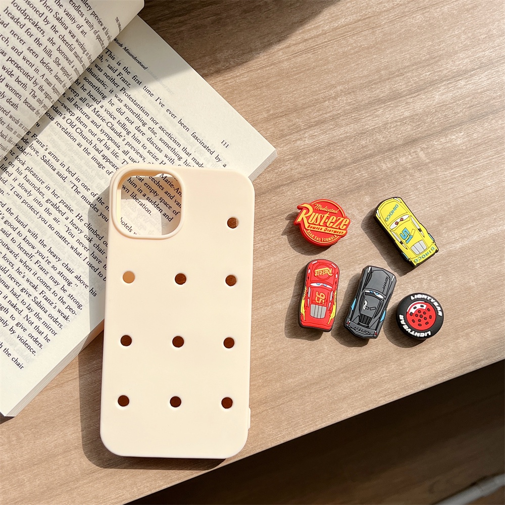 Ốp Điện Thoại Tpu Dẻo Họa Tiết Hoạt Hình Xe Hơi Độc Đáo Chống Rơi Cho iPhone 14 13 12 11 Pro Max