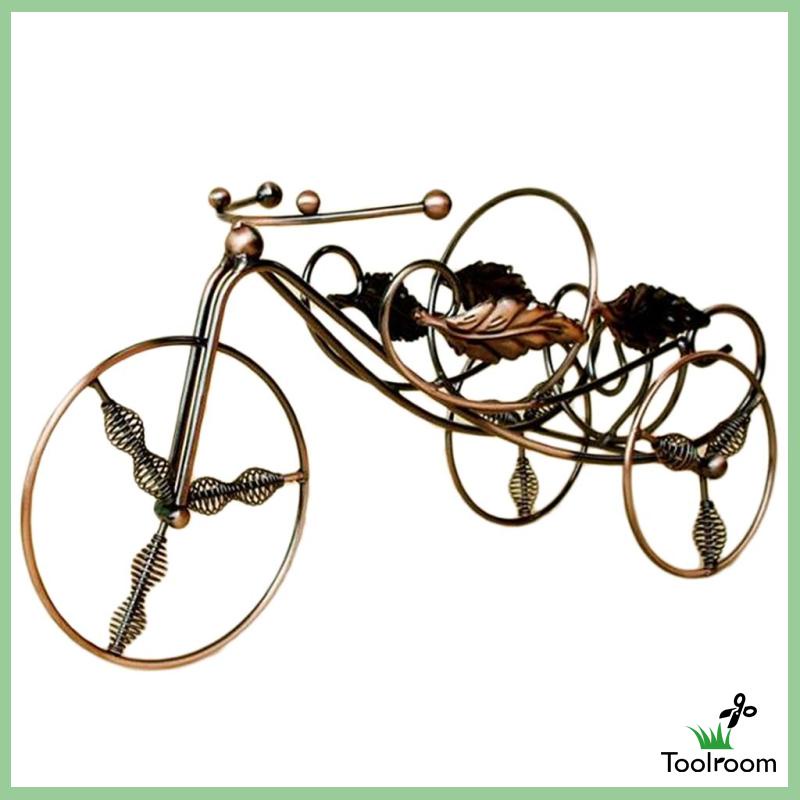 1 Giá Đỡ Hình Xe Đạp Ba Bánh Bằng Sắt Trang Trí Bàn Ăn