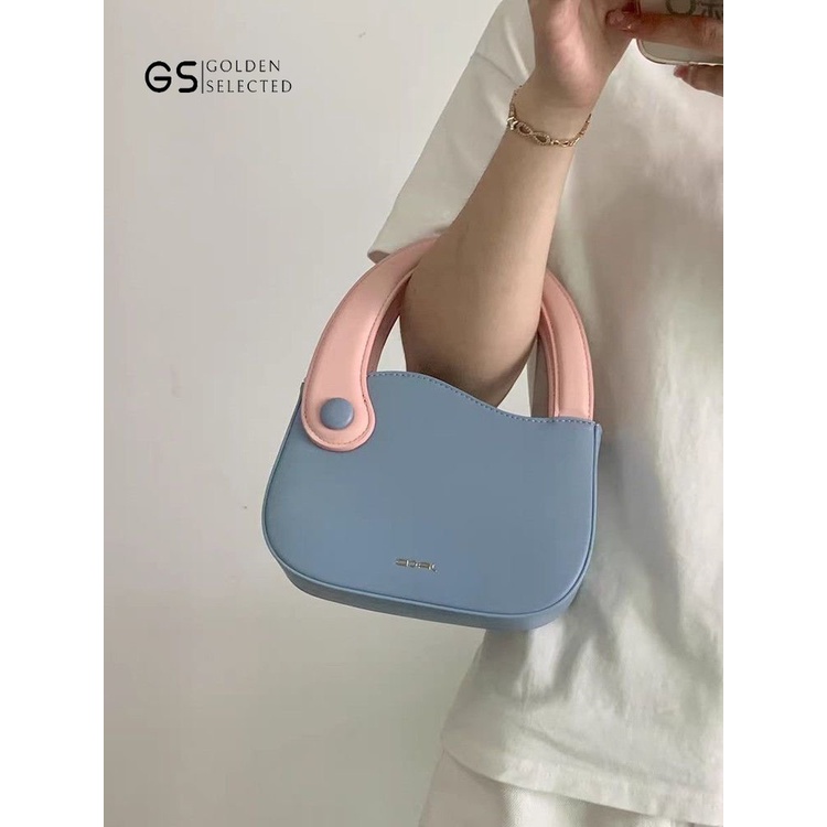 [Species Series] Túi Đeo Chéo Nhỏ Màu Tương Phản Phong Cách Mới Cho Nữ