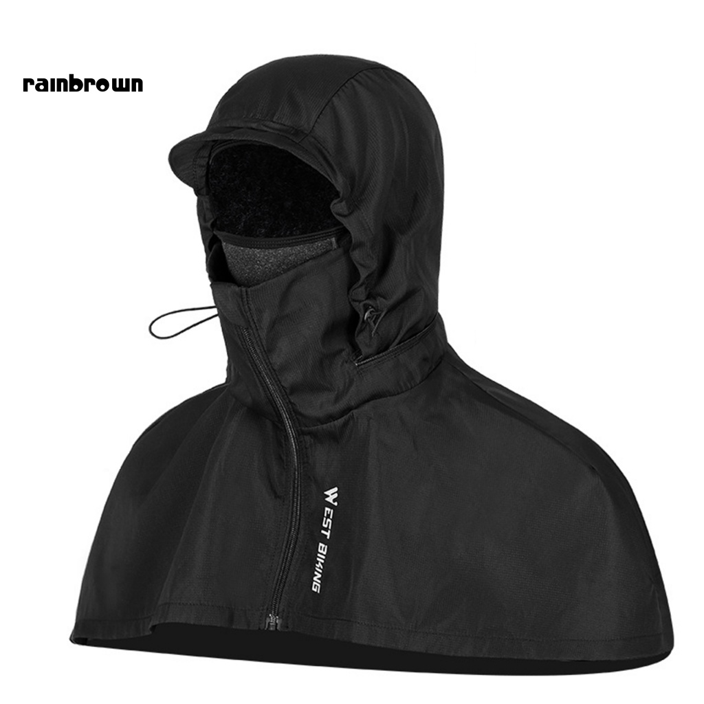 Mũ Trùm Đầu Hai Lớp Chống Gió Chống Xơ Vải Dùng Trượt Tuyết / Đạp Xe Ngoài Trời Cho Nam