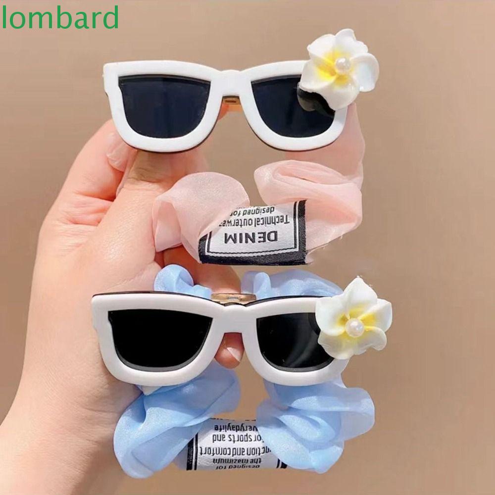 Dây Cột Tóc Vải Gạc Cỡ Lớn Phong Cách Hàn Quốc Đơn Giản Cho Nữ