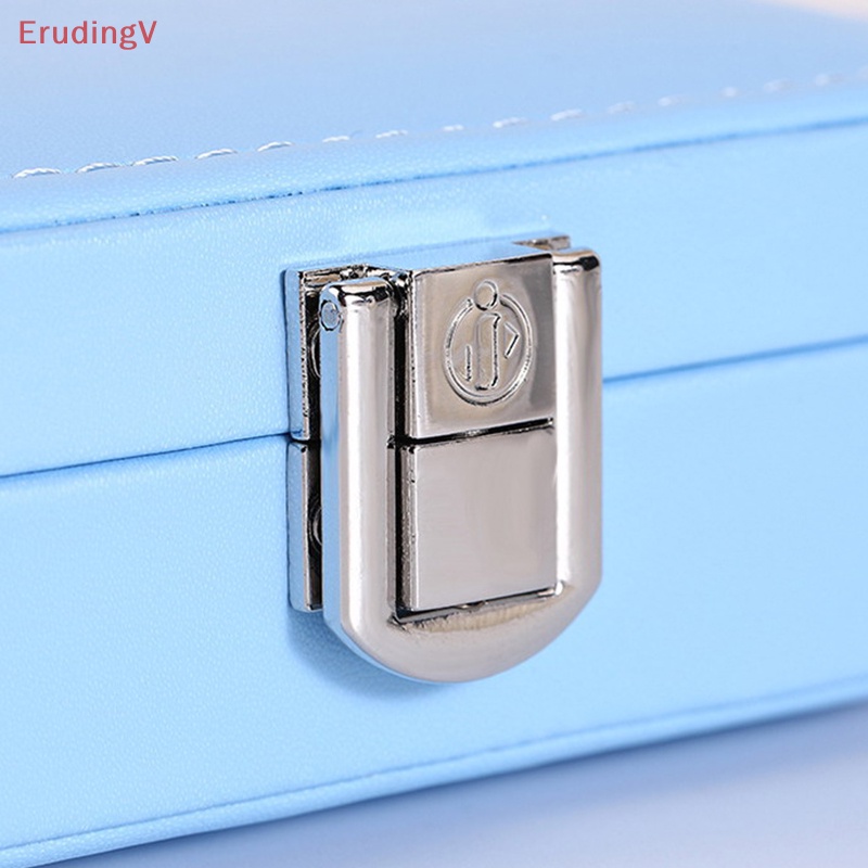 [ErudingV] Hộp Đựng Trang Sức Bằng Da PU Hai Tầng Màu Kẹo Nhỏ Gọn Dùng Đựng Trang Sức Đi Du Lịch [Mới]