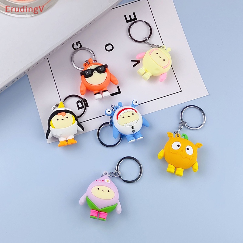 [ErudingV] Móc Khóa Búp Bê Nữ Hoạt Hình Bằng Silicon Dễ Thương [Mới]