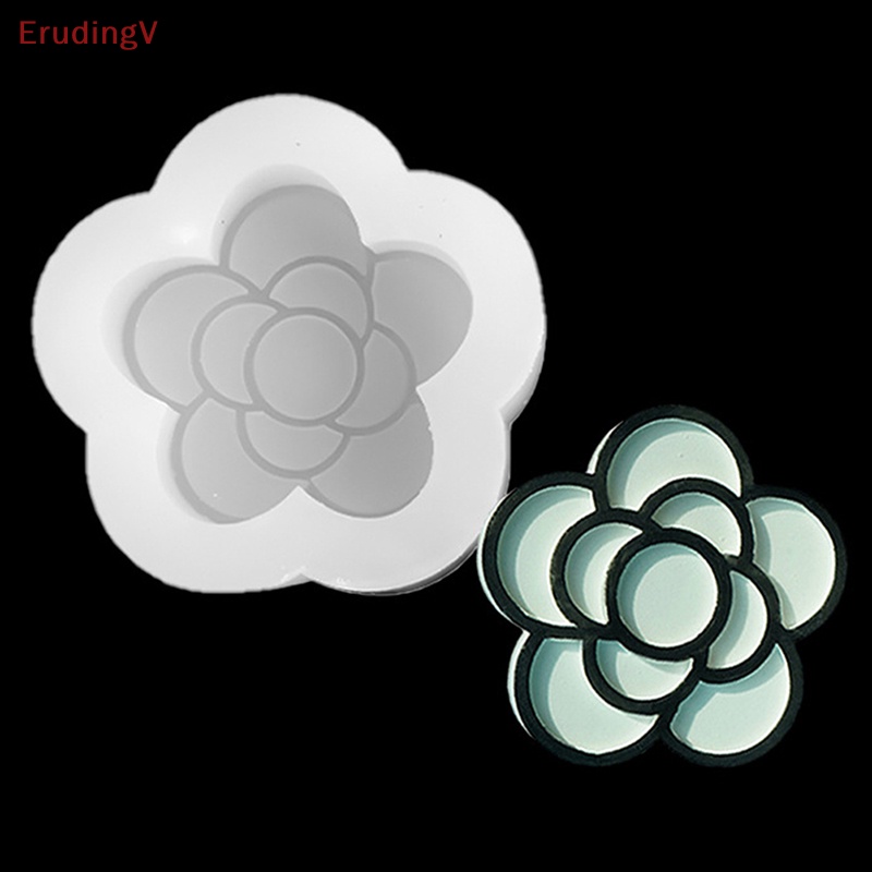 [ErudingV] Khuôn Silicone Làm Mặt Dây Chuyền Trang Trí Hình Giọt Nước Hoa Hồng Diy Sáng Tạo [Mới]