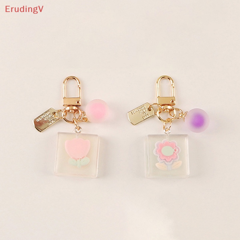 [ErudingV] Móc Khóa Resin Hình Hoa Cúc Sáng Tạo Dễ Thương Cho Nữ [Mới]