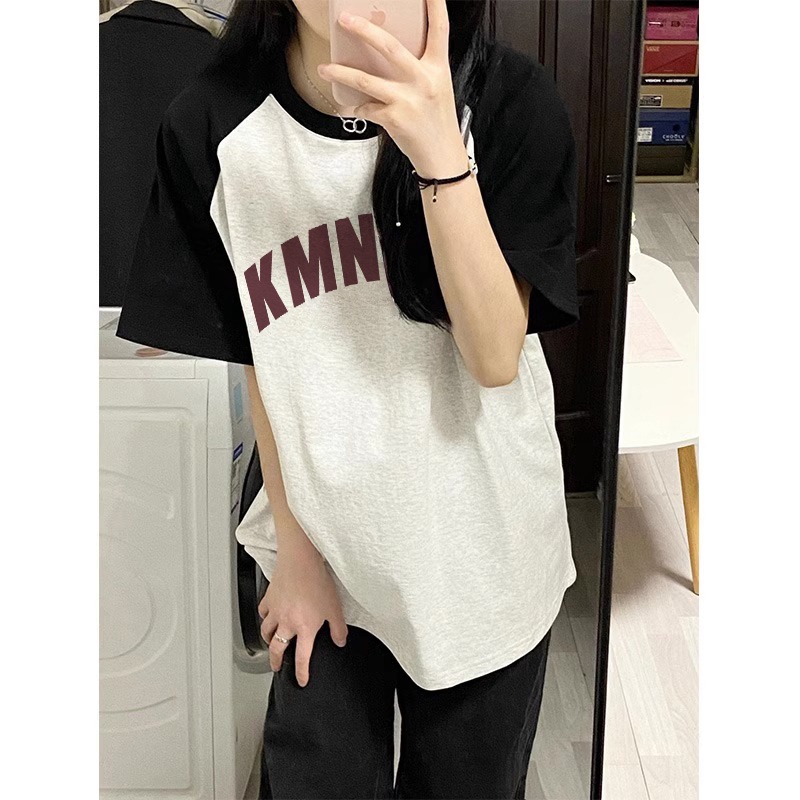 NRVP Áo Thun 100% Cotton Tay NgắN In Hoạ TiếT ĐộC ĐáO Phong CáCh HàN QuốC 2023