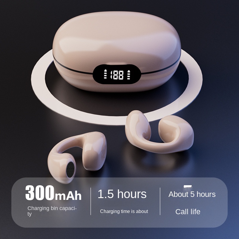 Tai Nghe Bluetooth 5.3 Âm Thanh HiFi Thiết Kế Dạng Kẹp Vành Tai