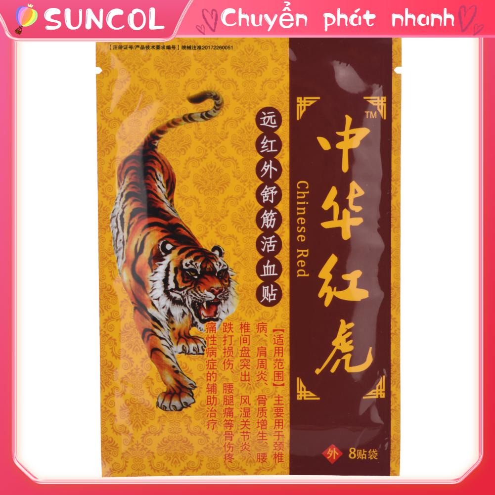 SUNCOL 80 Cái / 10 Gói Miếng dán Giảm đau Y tế Đau lưng Vai Thạch cao Chăm sóc Sức khỏe