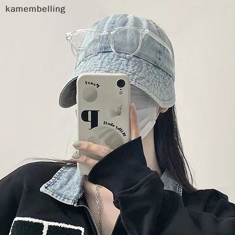 Kamembelling Mũ Bucket Vành Rộng Che Nắng Có Thể Điều Chỉnh Thời Trang Mùa Hè Cho Nữ