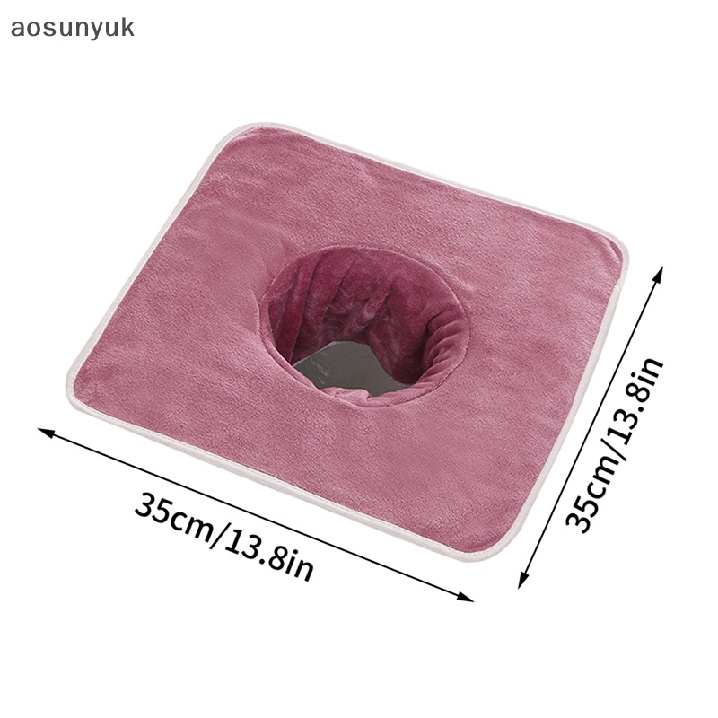 Khăn Trải Bàn 35 * 35cm Có Lỗ Tiện Dụng Cho SPA