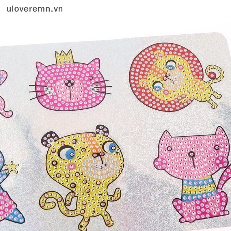 Bộ Tranh Đính Đá 5D Tự Làm Họa Tiết Nghệ Thuật Cho Bé