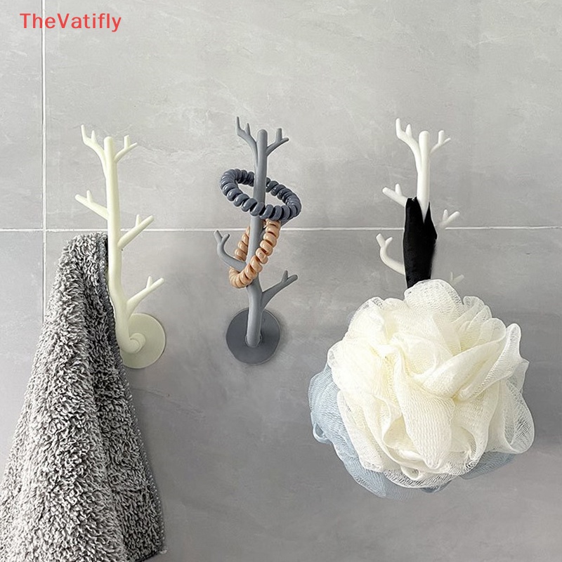 [Thevalifly] Giá Đỡ Chìa Khóa / Áo Khoác Dán Tường Trang Trí Nội Thất