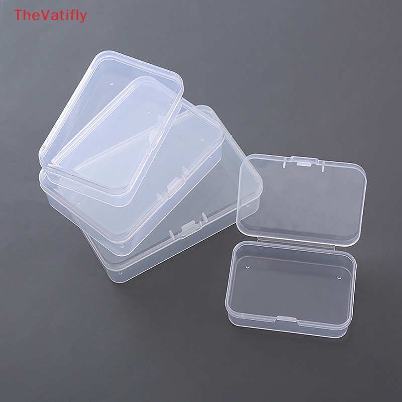 Bộ 2 Hộp Nhựa Trong Suốt Đựng Trang Sức / Mỹ Phẩm Tiện Dụng