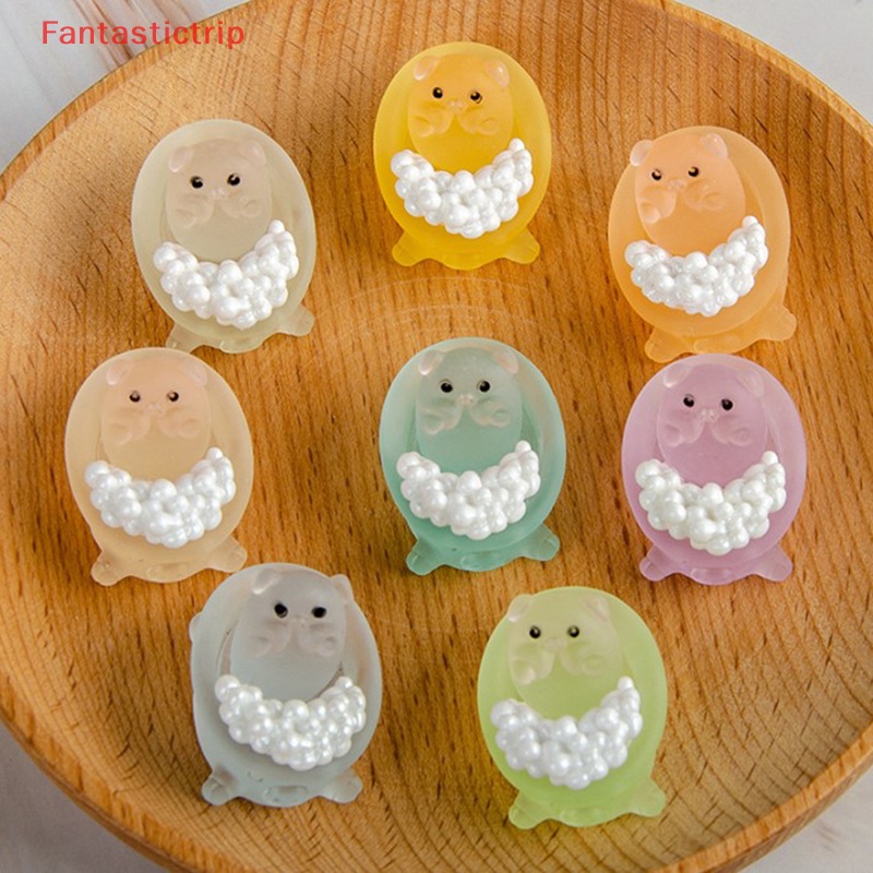 [Fantastictrip] Set 5 Mô Hình Búp Bê Mini Phát Sáng Trong Bóng Tối Trang Trí Tiểu Cảnh Craf Mới