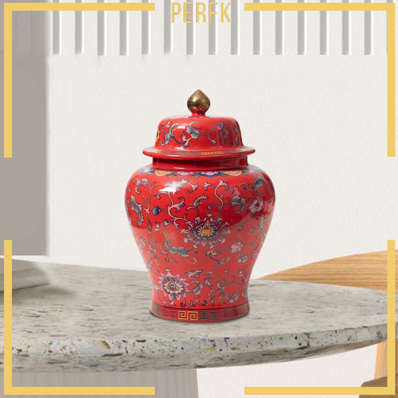 Lọ Sứ Đựng Gừng / Gừng Có Nắp Đậy Kín Khí Trang Trí Nhà Cửa