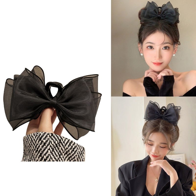 Kẹp Tóc Đính Nơ Xinh Xắn Dành Cho Nữ