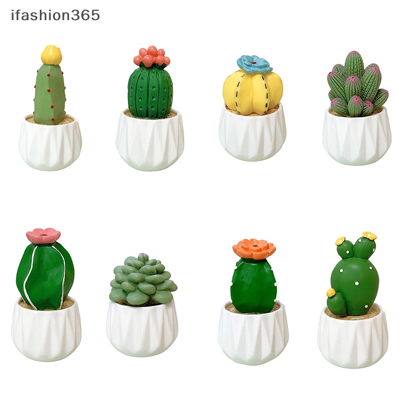 Set 1 / 4 Cây Xương Rồng Mini Trang Trí Tiểu Cảnh / Nhà Búp Bê 365