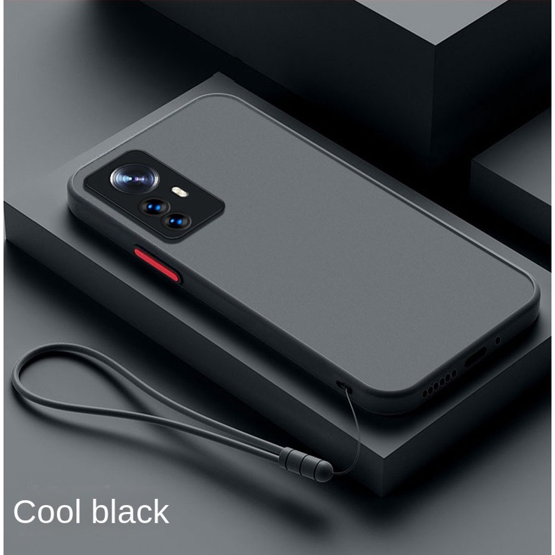 Ốp Điện Thoại Nhựa Cứng Viền Silicon Mềm Mặt Nhám Màu Đục Cho Xiaomi Redmi Note 12s A2 12 Pro 5G 12 Pro + Plus 12 Pro 4G