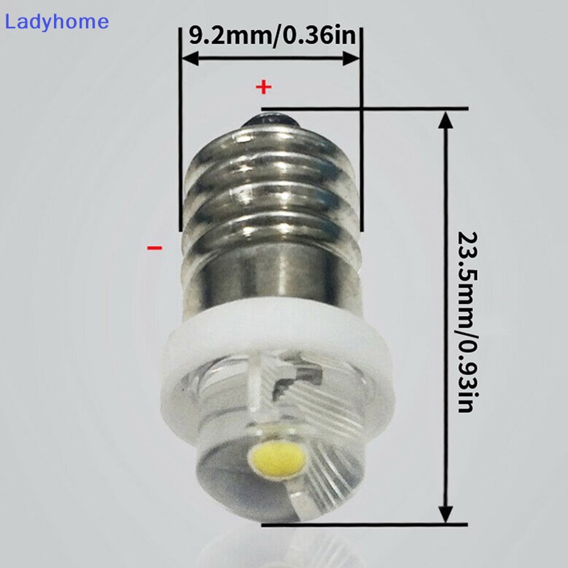 Bóng Đèn Pin 3 / 4.5 / 6V 0.5W 6000K Ánh Sáng Trắng E10
