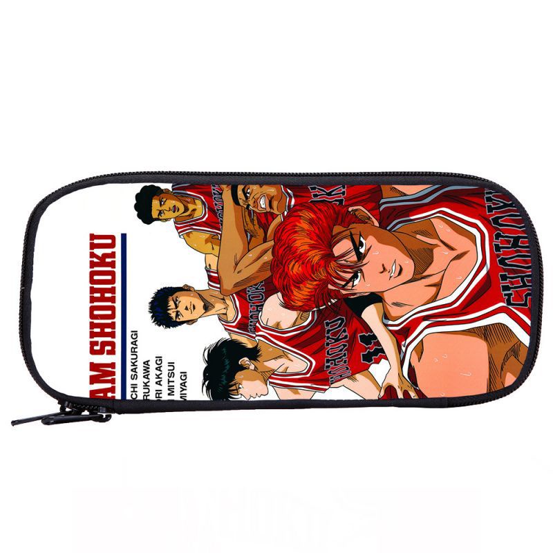 Túi Đựng Bút Chì Sức Chứa Lớn In Họa Tiết Hoạt Hình SLAM DUNK Cho Học Sinh