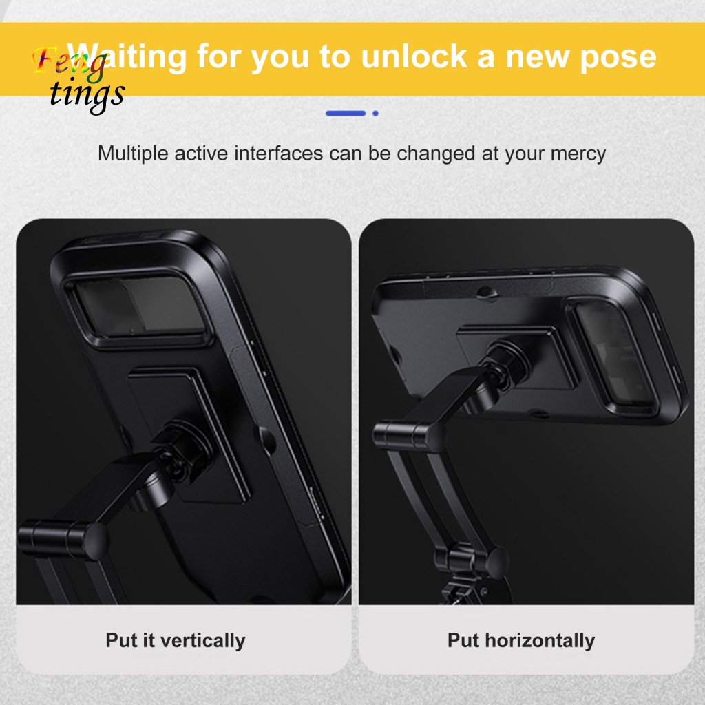 Giá Đỡ Điện Thoại Gắn Tay Lái Xe Đạp Kèm Vỏ Bọc Tiện Dụng