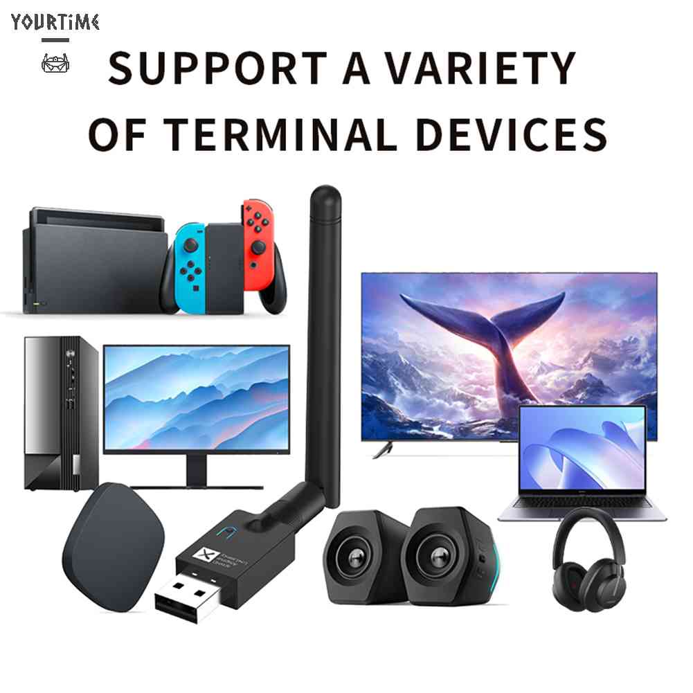 Bộ Truyền Tín Hiệu Bluetooth 5.2 Không Dây Cho Tai Nghe / Âm Thanh / Máy Tính