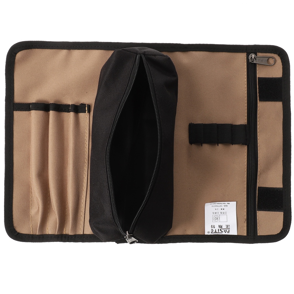 Túi Canvas Đựng Dụng Cụ Đa Năng Có Khóa Kéo Giá Đỡ