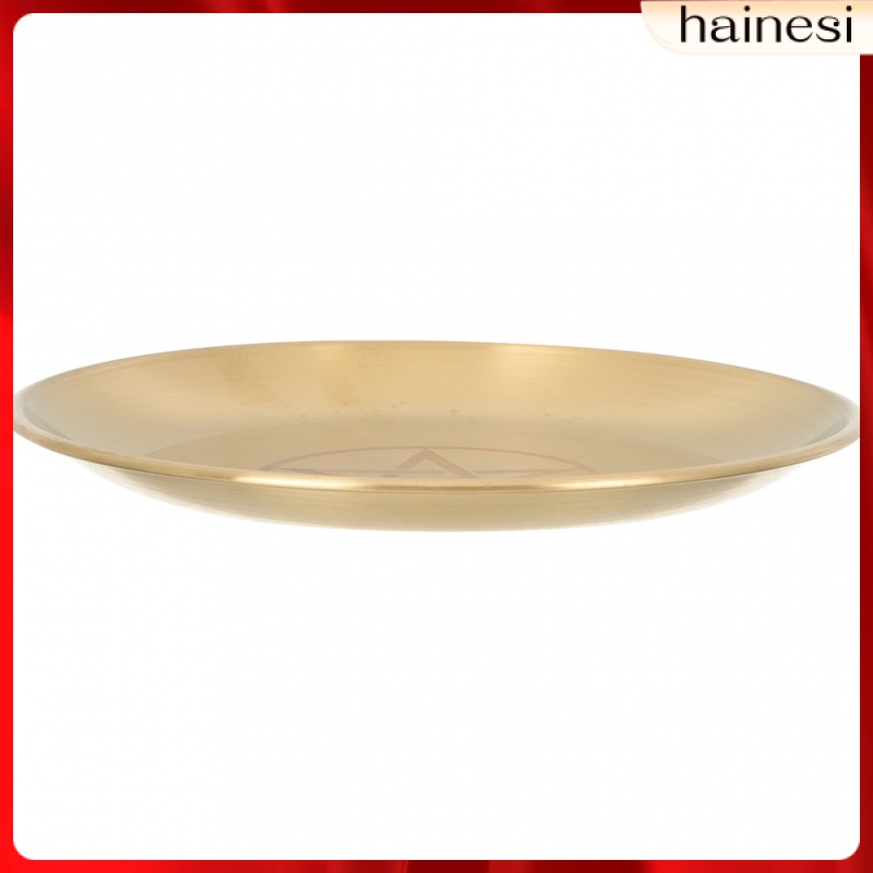 Home Decoration Jewelry Tray Décor Pentagram Metal Saucer Wicca Plate Candle Decorate Candlestick