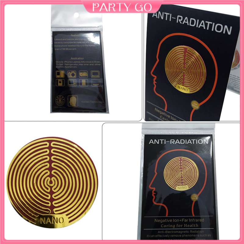 Bộ 2 Miếng Dán Bảo Vệ Chống Bức Xạ Cho Điện Thoại / Máy Tính