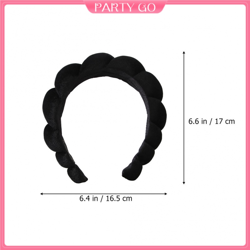 Băng Đô Màu Đen Bọt Biển Rửa Mặt / Trang Điểm Tạo Bọt Hình Chú Voi Nhỏ Giọt