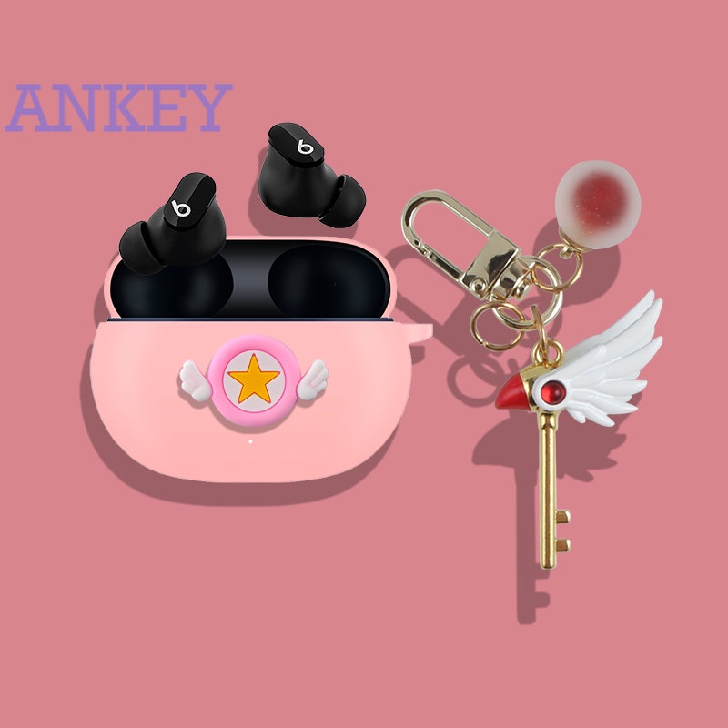 For Beats Studio Buds+ Case Protective Buds + Cute Cartoon Cover Bluetooth Earphone Shell Accessories TWS Headphone Portable