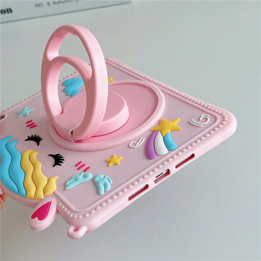 Ốp Mềm Họa Tiết Hoạt Hình Cho Samsung Galaxy Tab A7 / 8 / 6 Lite 8.0 "8.7" 10.1 "10.4" 10.5 "SM-P610 SM-T510 SM-T500 SM-T220 SM-T290 SM-X200