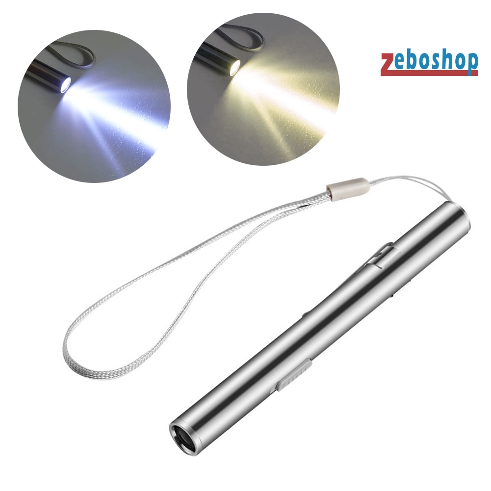 Đèn Pin LED Mini Tiết Kiệm Năng Lượng Sạc USB Hình Cây Bút Tiện Dụng