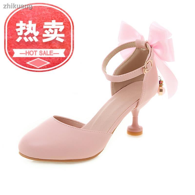 Xăng Đan Cao Gót Thiết Kế Dễ Thương Dành Cho Bé Gái 12-10 - 11 Tuổi